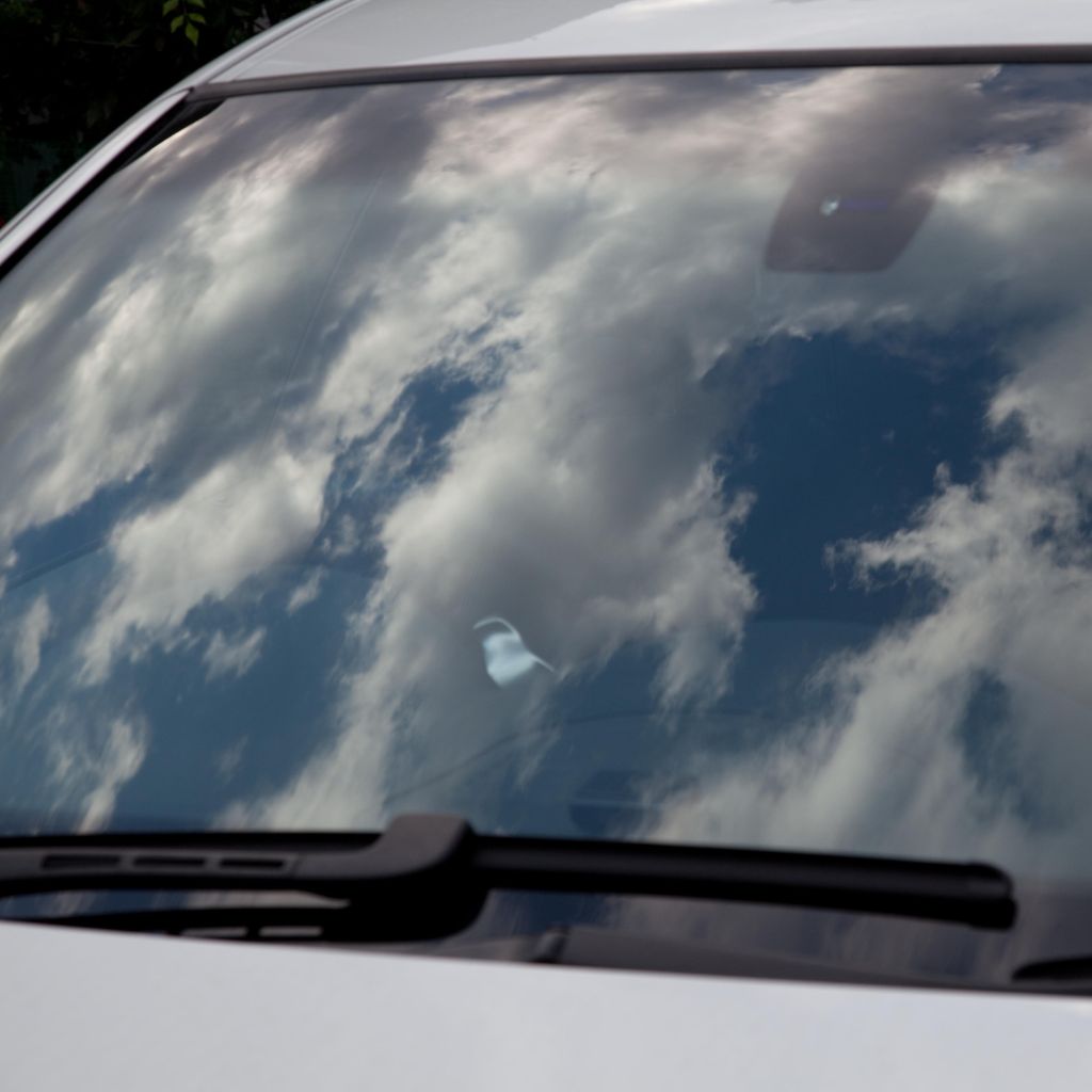 Car windshield image