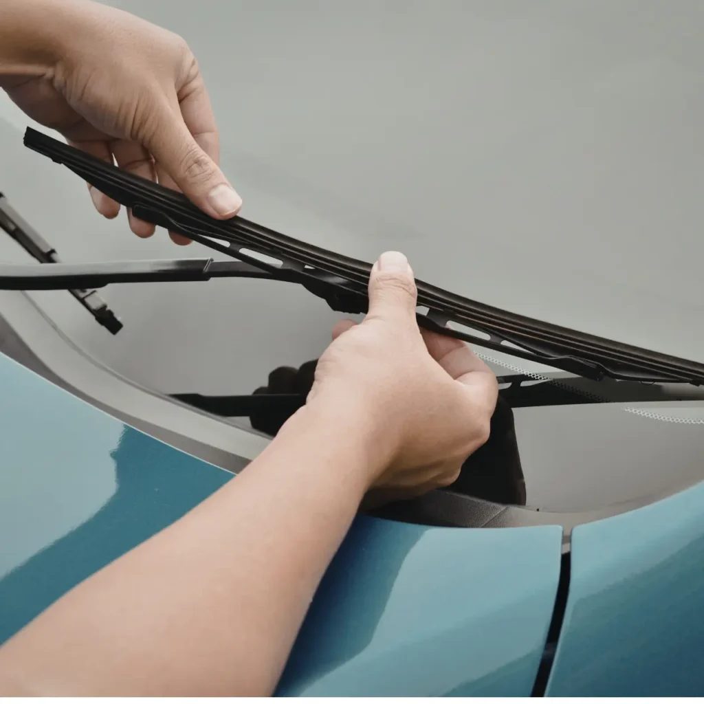 car wiper worn out