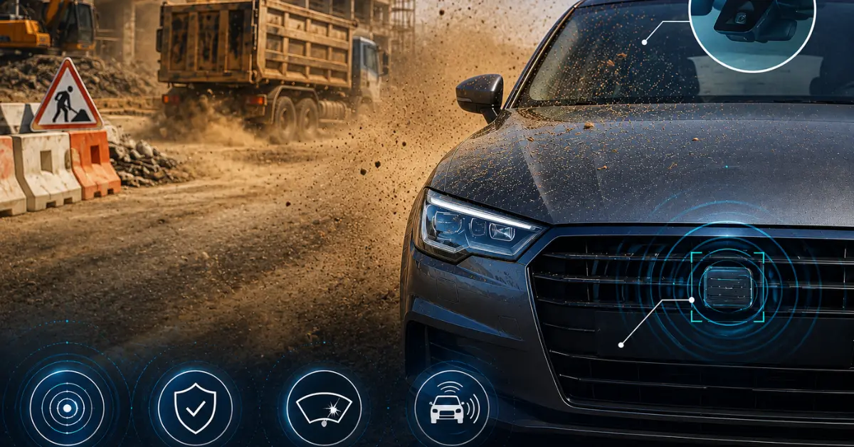ADAS radar sensor accuracy in construction sites