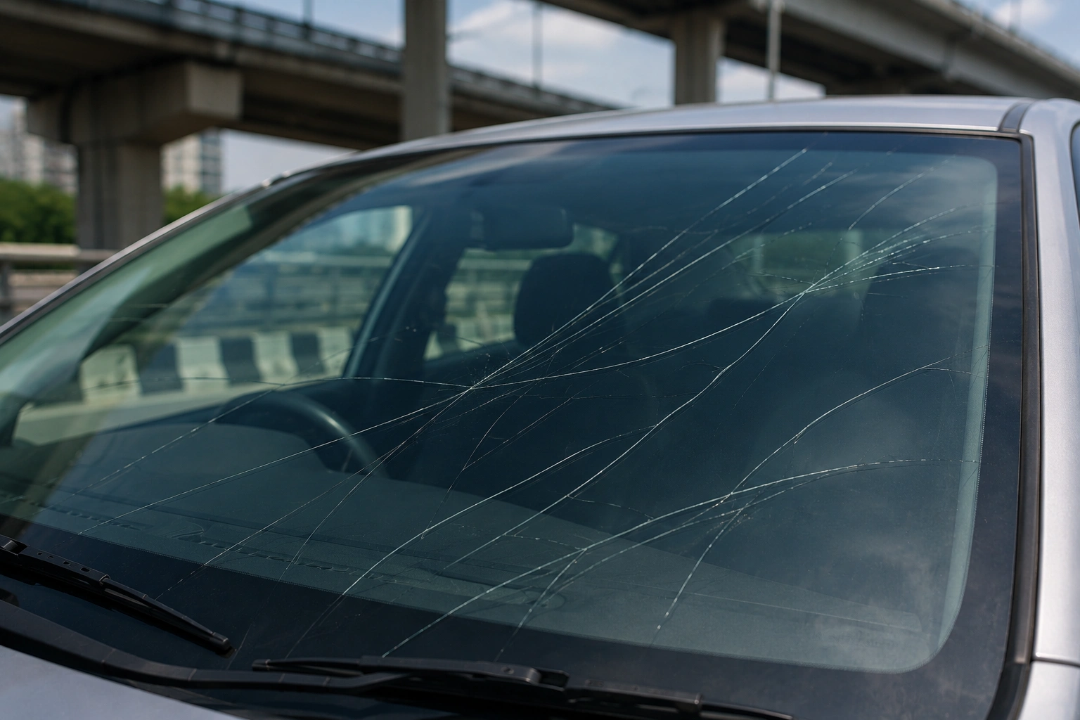 windshield damage