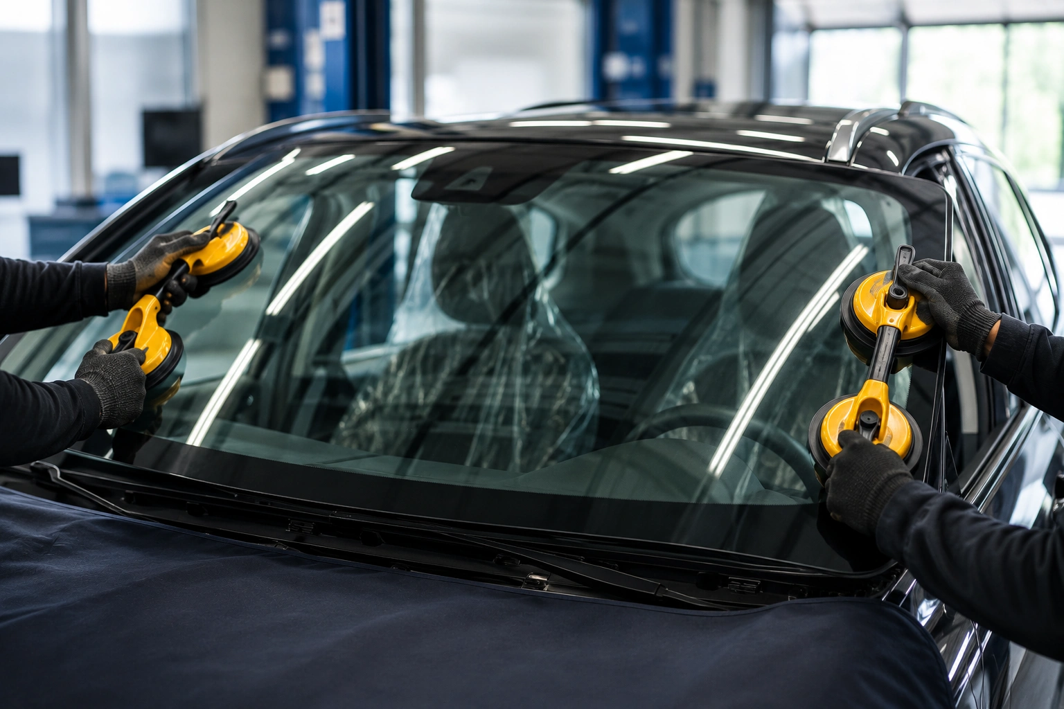 curved windshield replacement