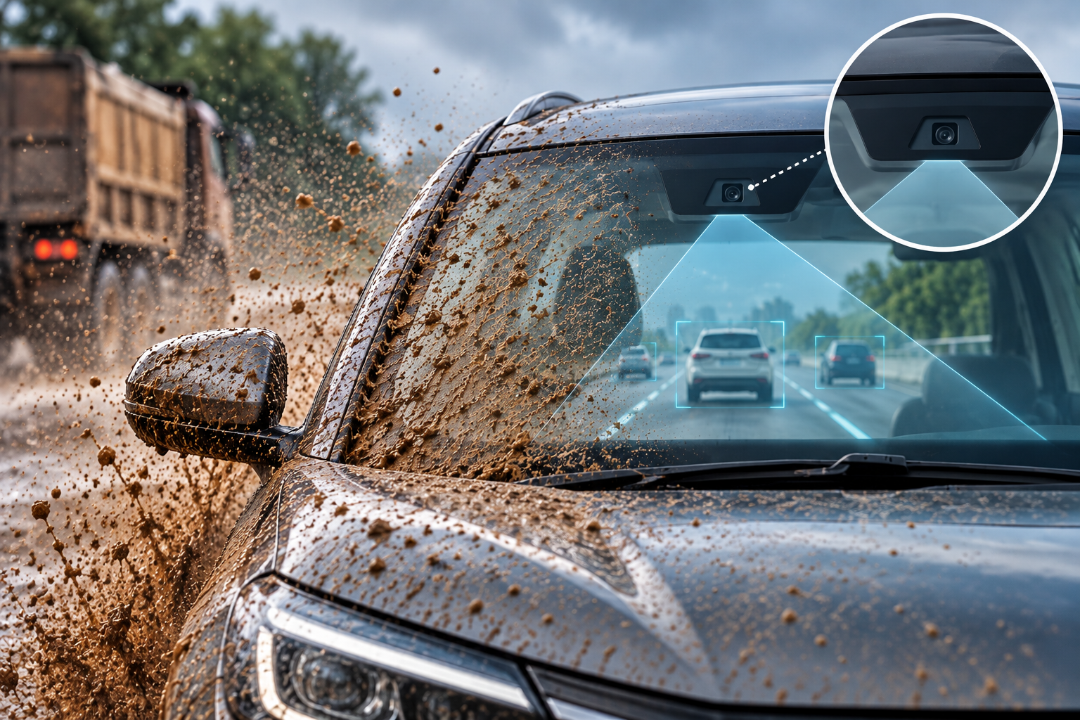 ADAS camera functionality in monsoon